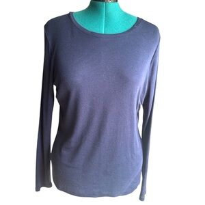 A New Day Blue Fitted Long Sleeve Tee - Size XL